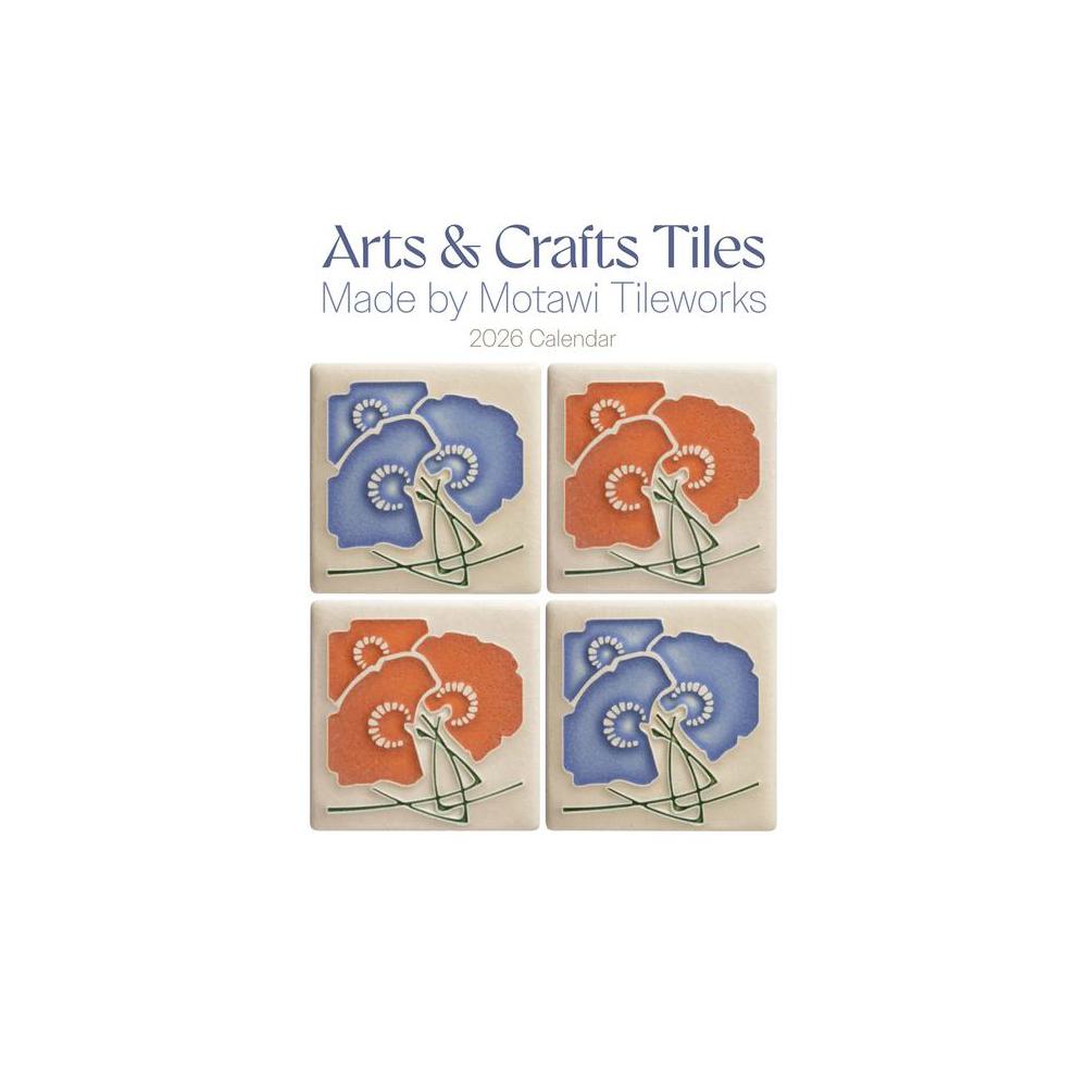 Pomegranate, Calendars, Art & School, 2026, Mini, Wall style, Arts & Crafts Tiles, Motawi, 941905